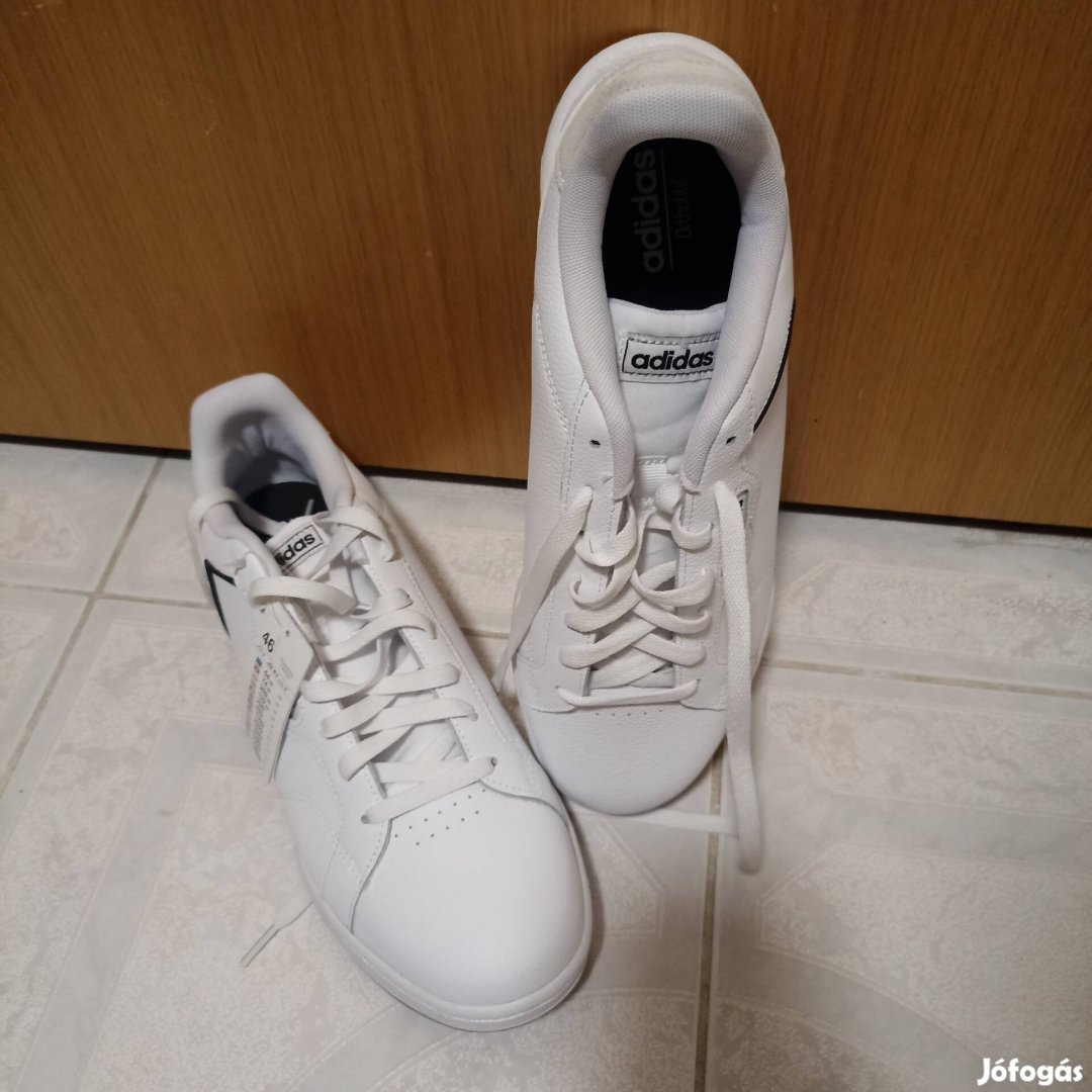 Adidas új fehér félcipő 46-os méret 