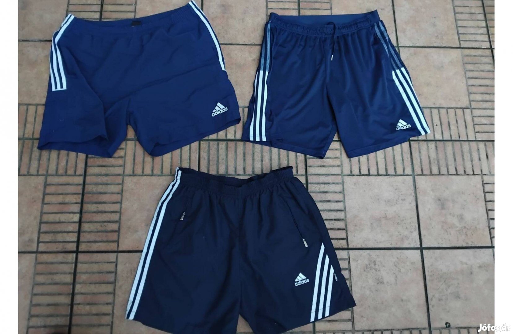 Adidas zsebes rövidnadrág L XL 3db