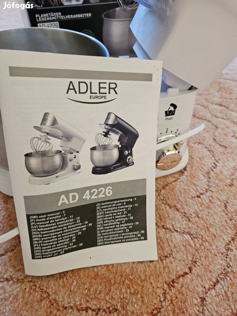 Adler konyhai robotgép 1200W 3 liter