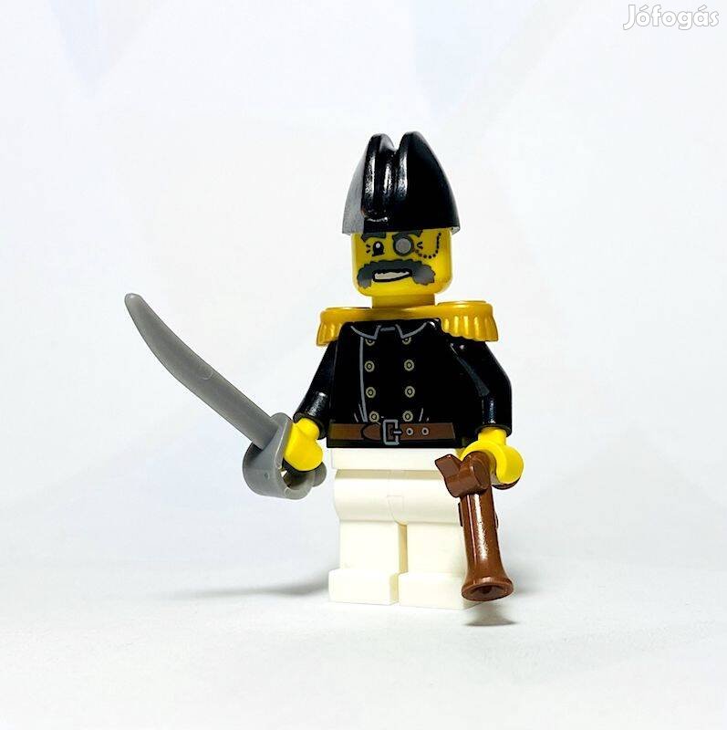 Admirális Eredeti LEGO egyedi minifigura - Pirates - Új