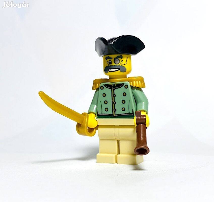 Admirális Eredeti LEGO egyedi minifigura - Pirates - Új