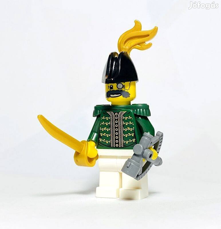 Admirális Eredeti LEGO egyedi minifigura - Pirates - Új