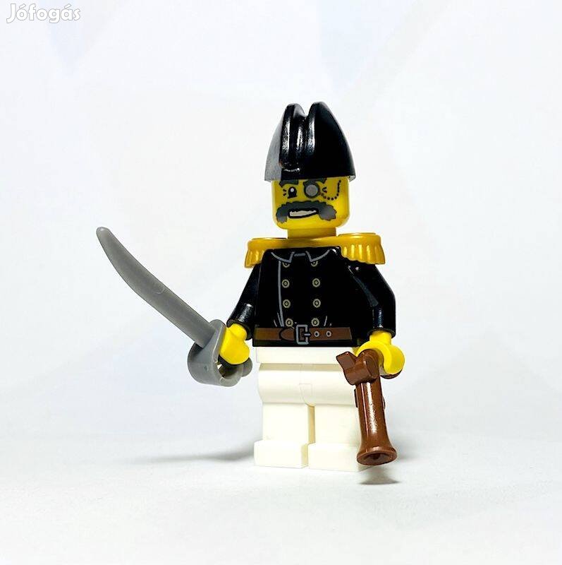 Admirális Eredeti LEGO egyedi minifigura - Pirates - Új