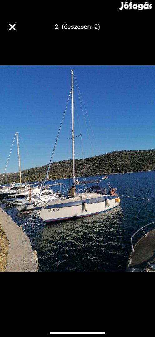 Adriai vitorlás hajó 50%-os tulajdonjog eladó