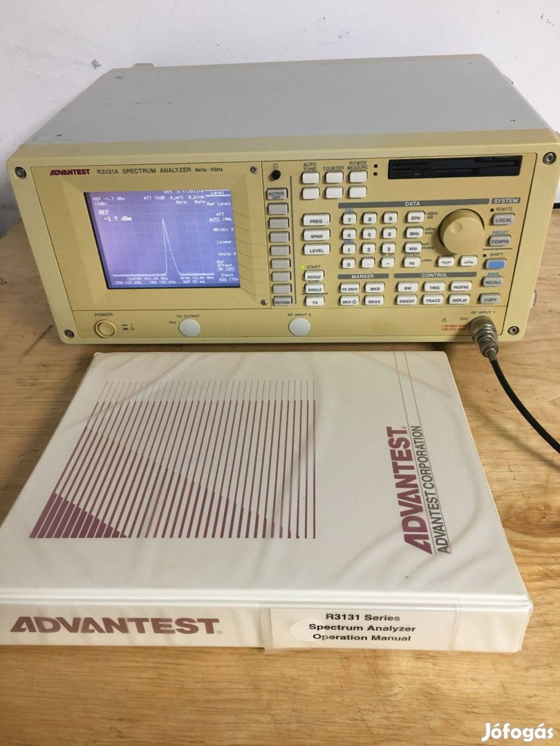 Advantest R3131 9 Khz - 3 Ghz spektrum analizátor