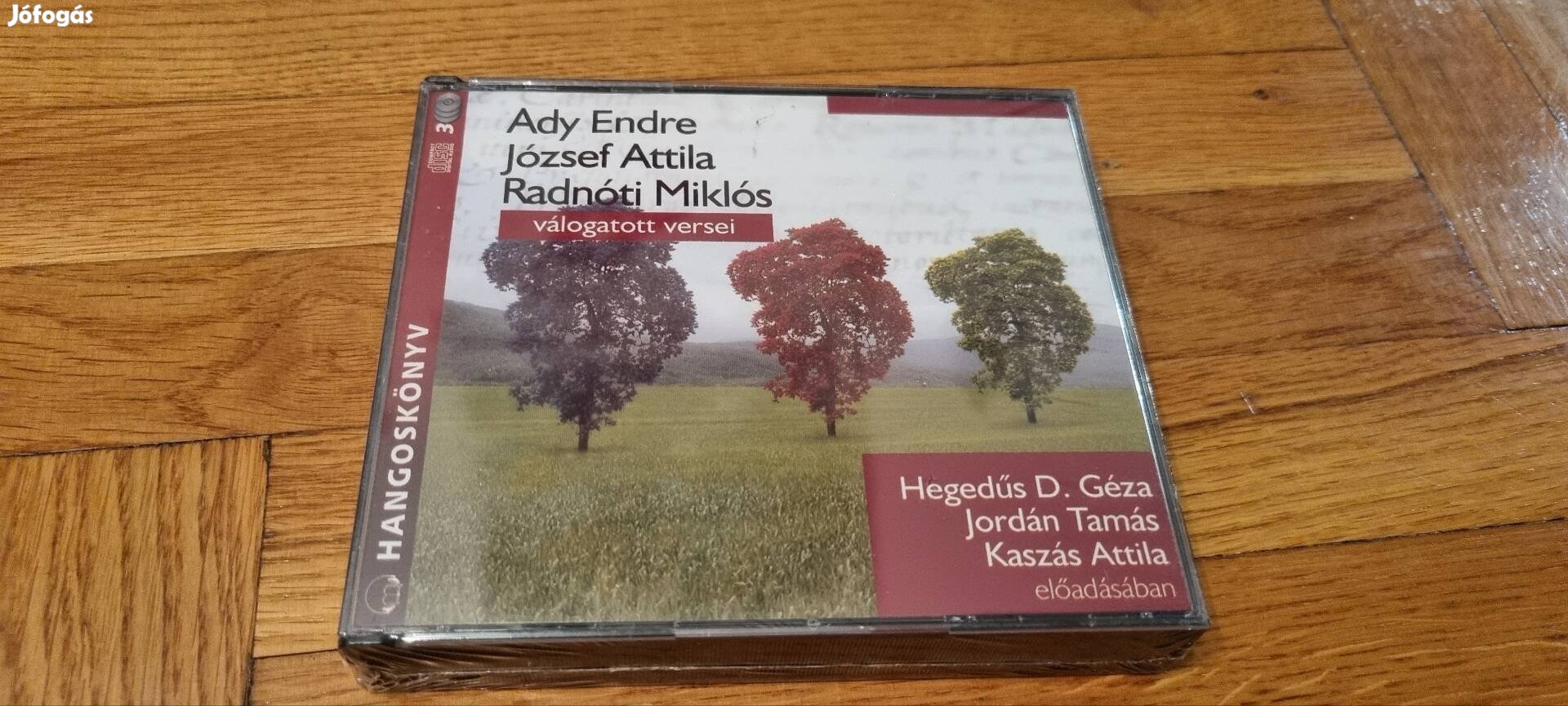 Ady Endre, József Attila, Radnóti Miklós válogatott versei cd 