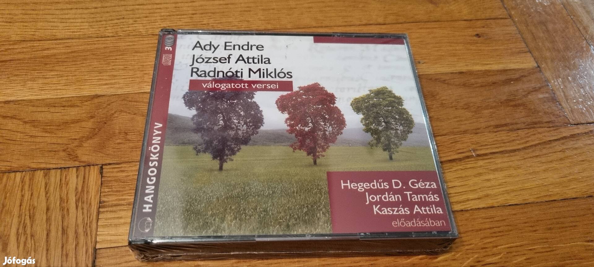 Ady Endre, József Attila, Radnóti Miklós válogatott versei cd 