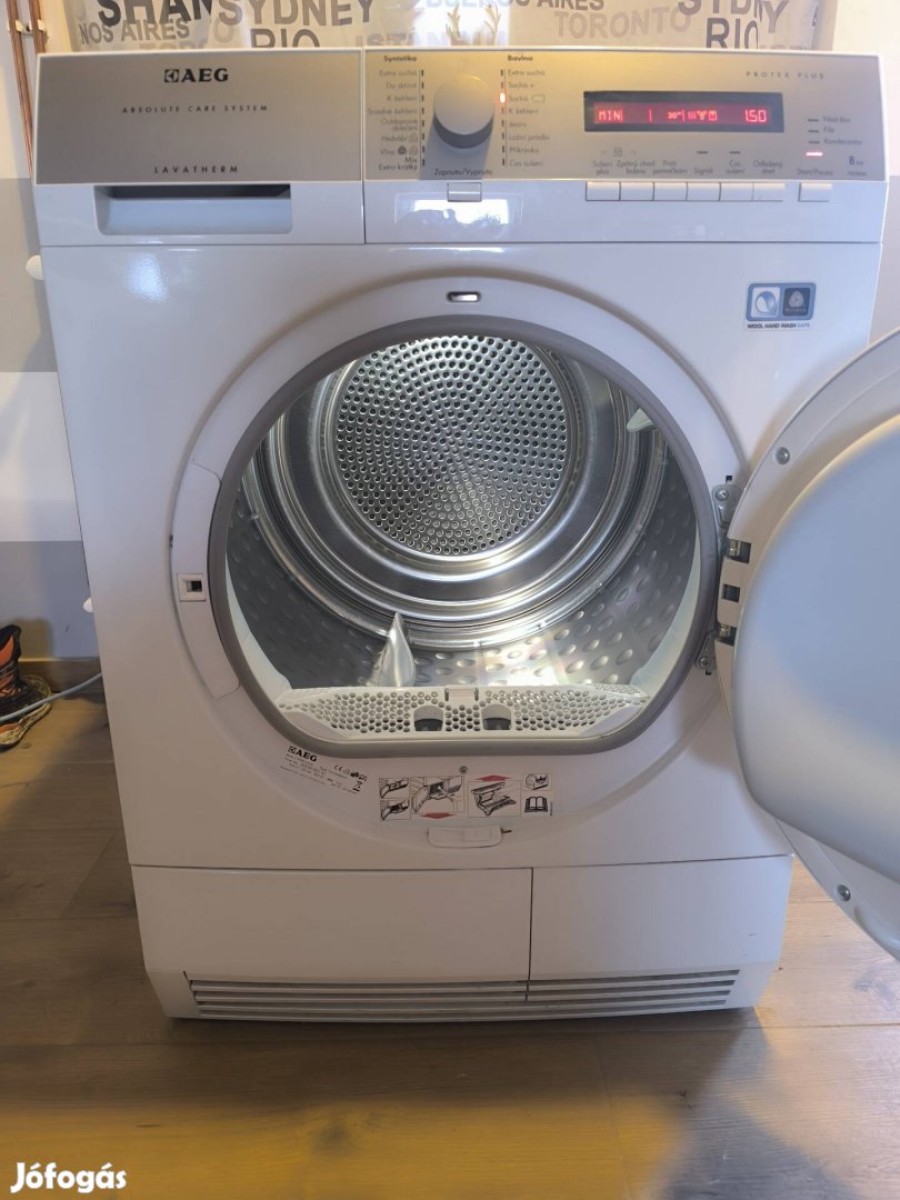 Aeg hőszivatyús, száritógép 8kg!