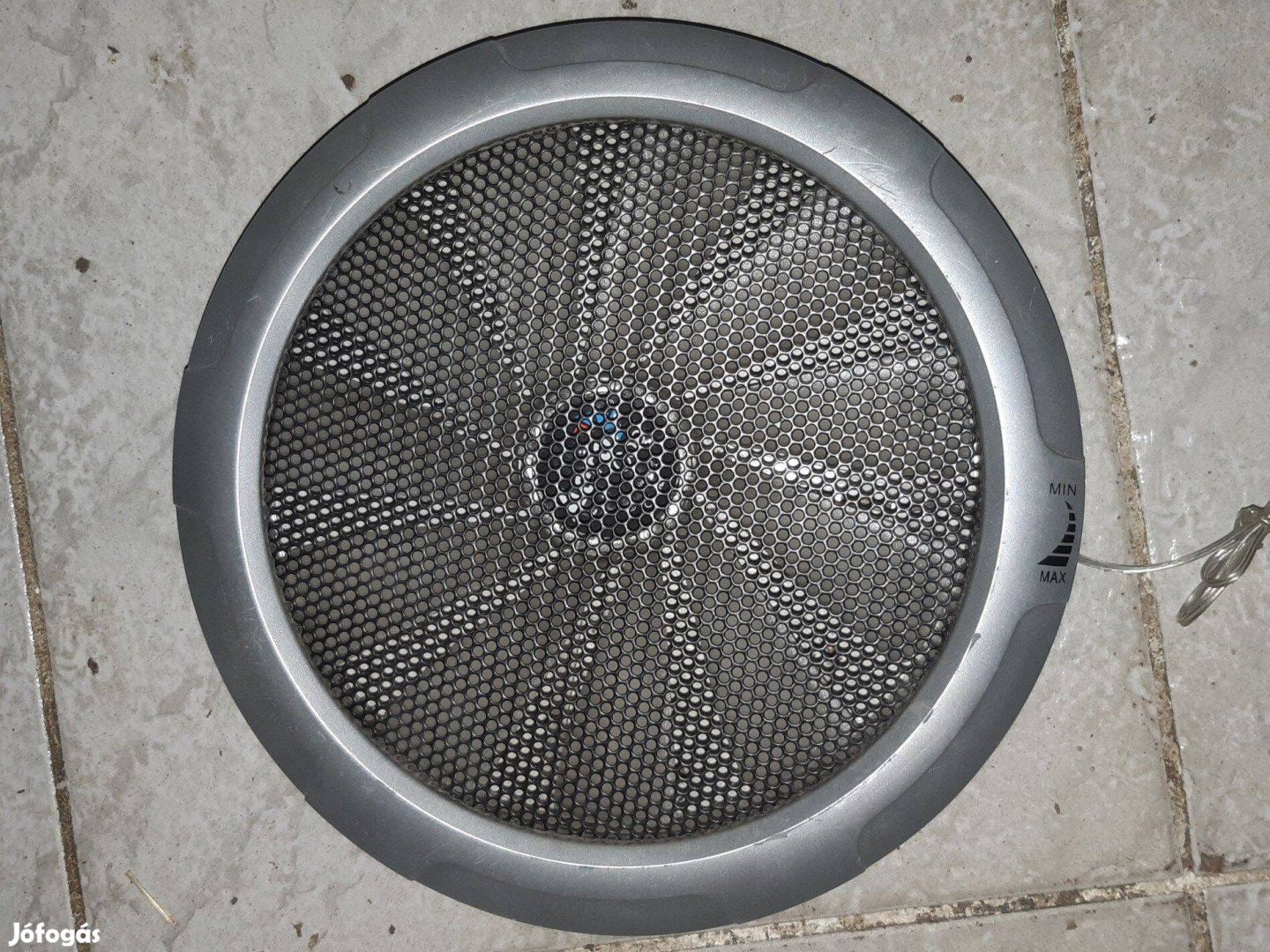 Aero Cool DC12V-os nagy ventilátor 25cm külső átmérő működő