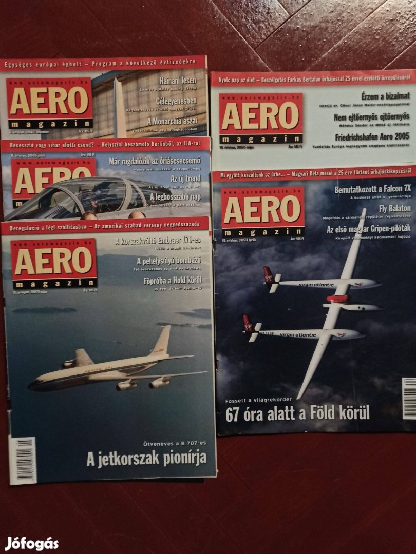 Aero magazinok / 5 db