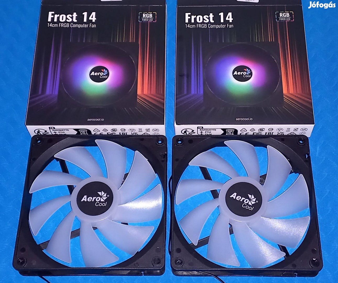 Aerocool Frost 14 Frgb ventilátorok, 2 db