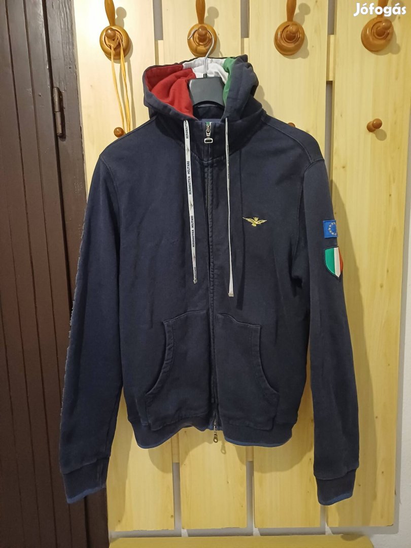 Aeronautica militare férfi fullzip kapucnis pulóver 