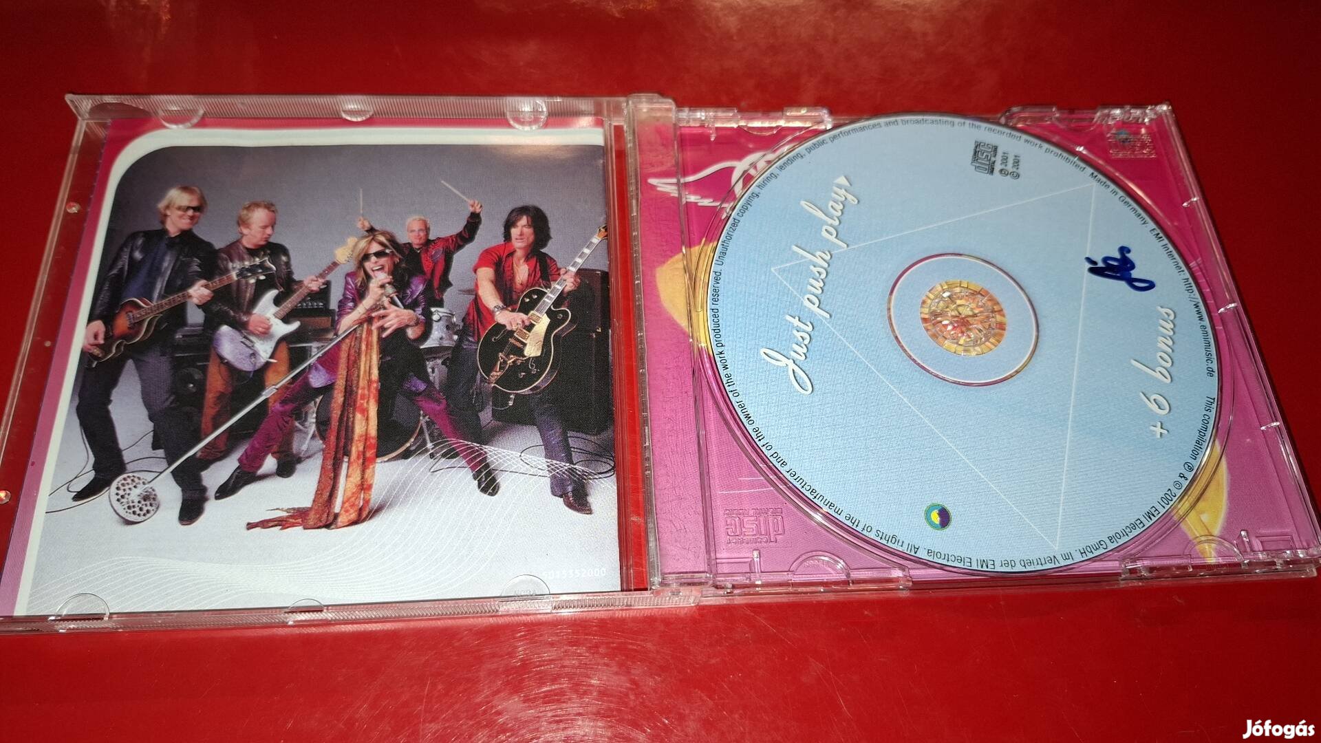 Aerosmith Just push Play 6 bonus track Cd Orosz