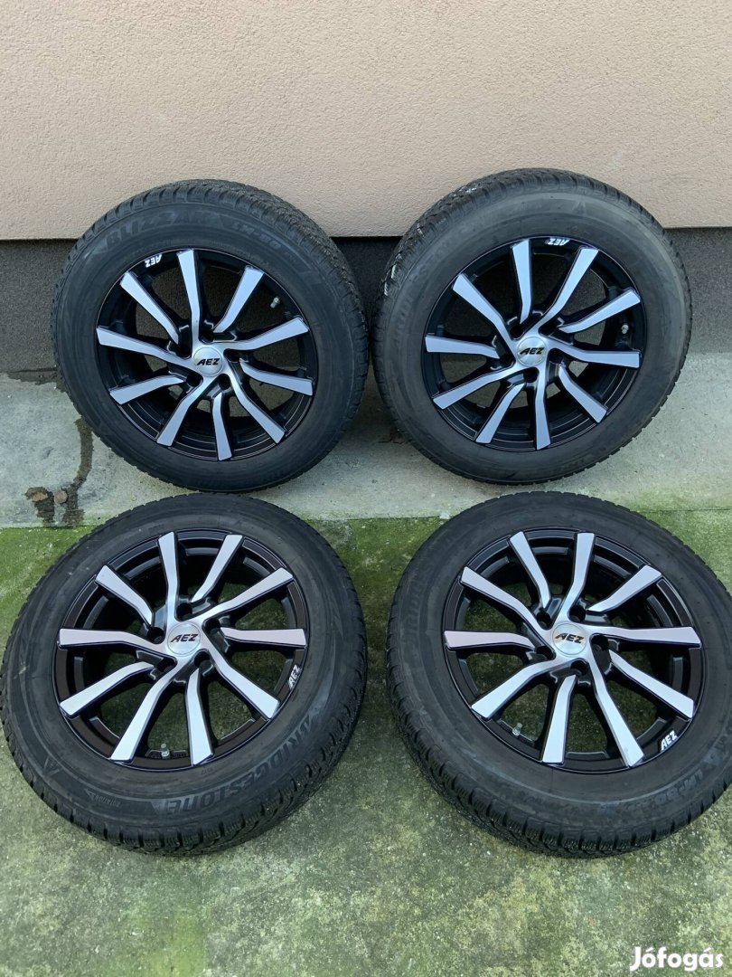 Aez 17"alufelni 215/60/R17 Bridgstone téli gumival 