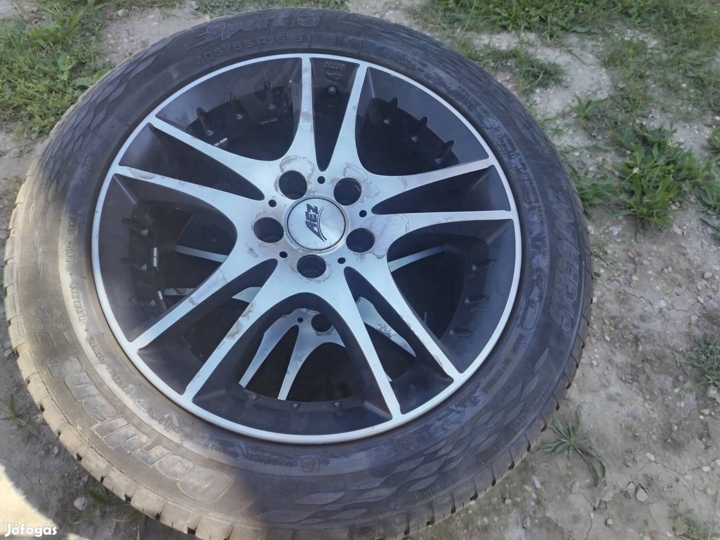 Aez 5x100 16" alufelni szett nyárigumikkal 