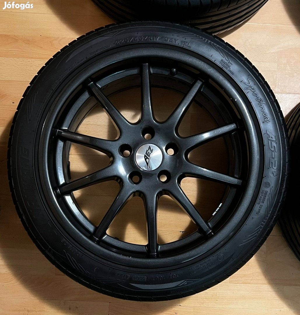 Aez 8Jx17 5x108 felni nyári gumival