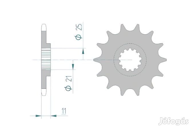 Afam 16 fogas első lánckerék Husqvarna TC / TE 250 - 450