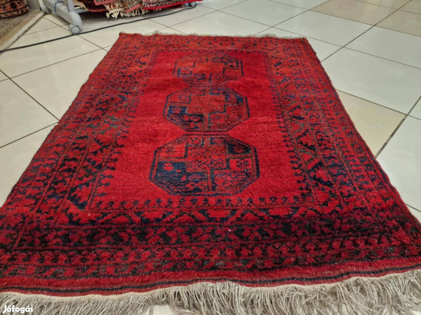 Afgán bokhara kondozi 95x140 kézi gyapjú perzsa szőnyeg Mzk 100