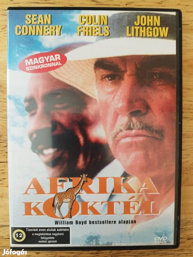 Afrika koktél dvd Sean Connery 