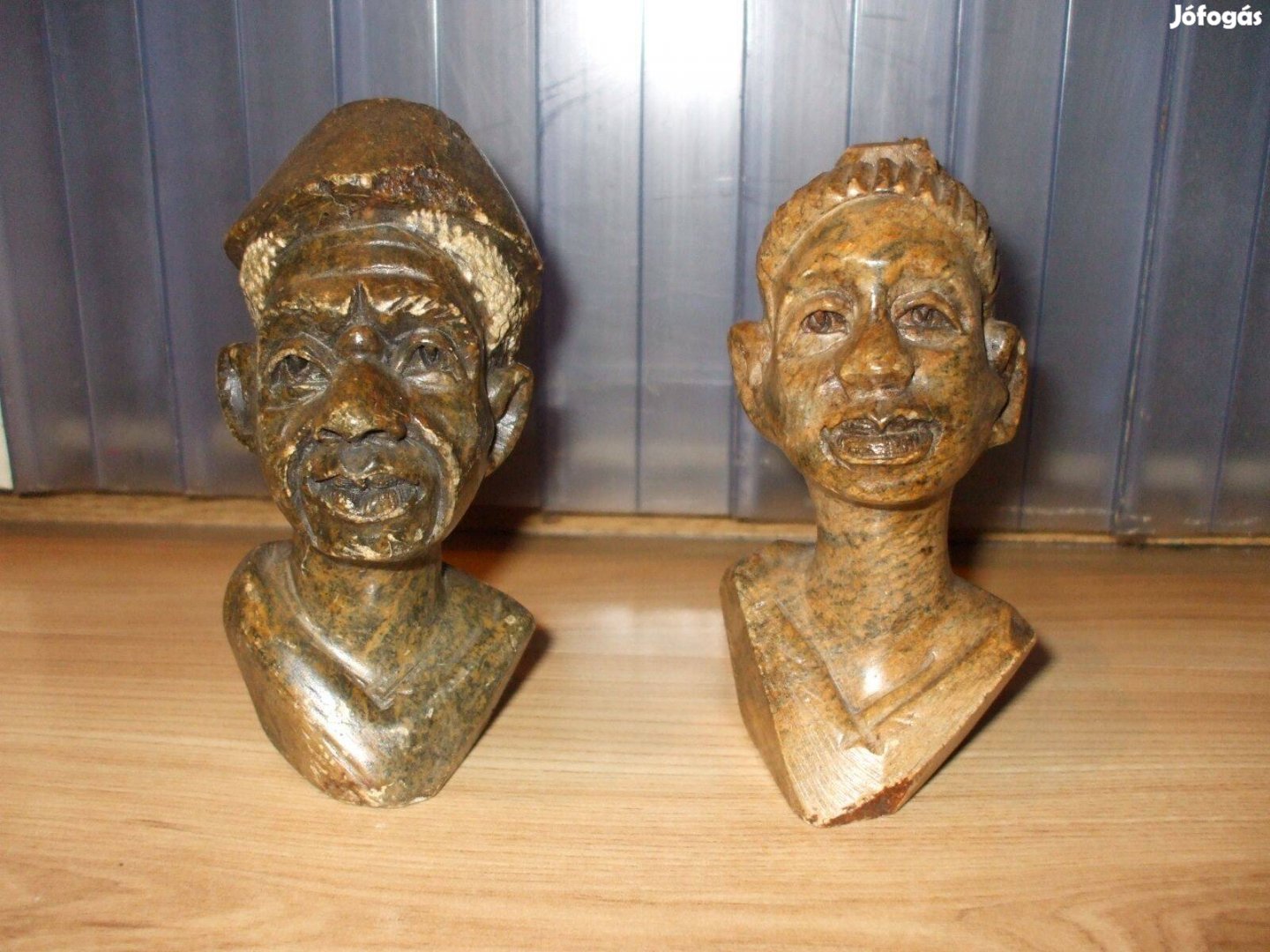Afrikai szobor pár 12