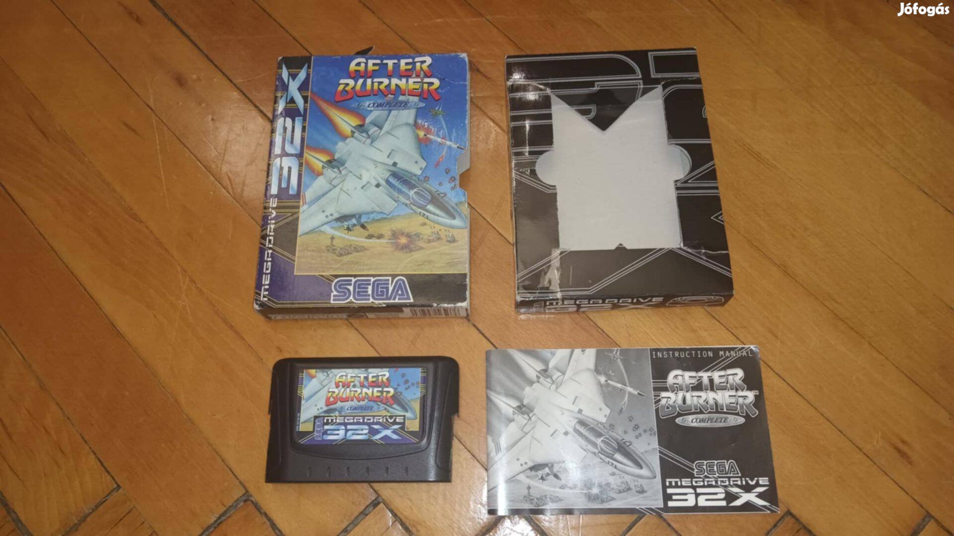 After Burner sega mega drive 32x játék kompletten