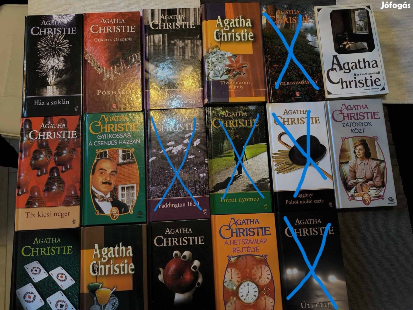 Agatha Christie 17 krimije újszerű állapotban!