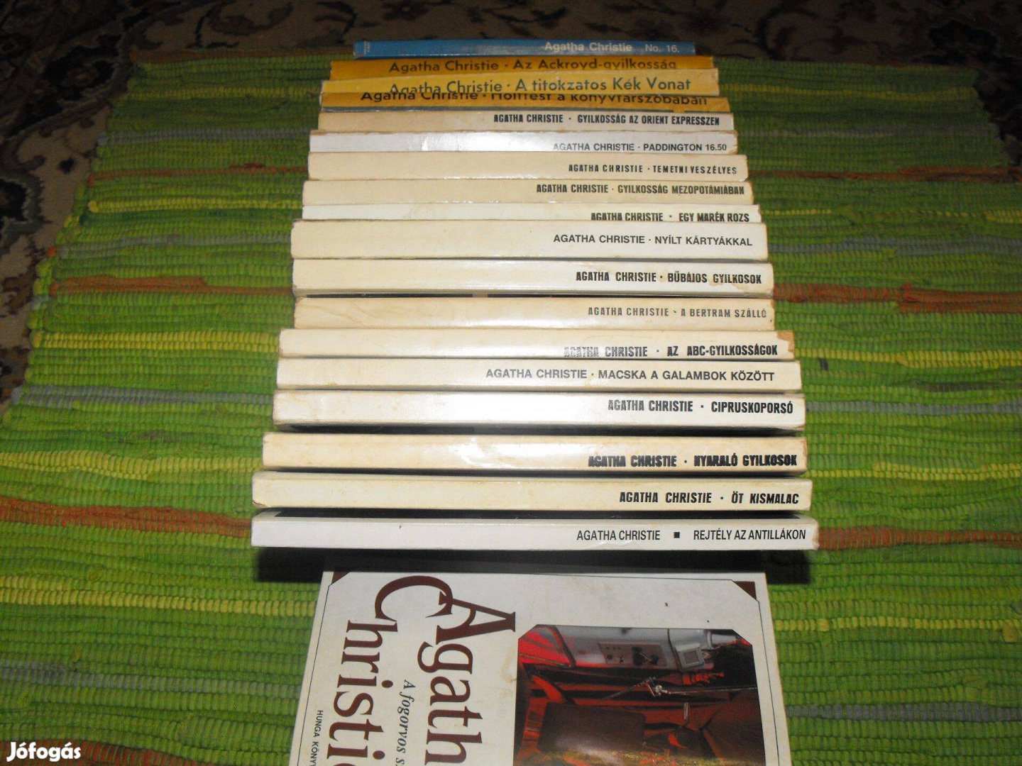 Agatha Christie 21 db-os retro könyvcsomag