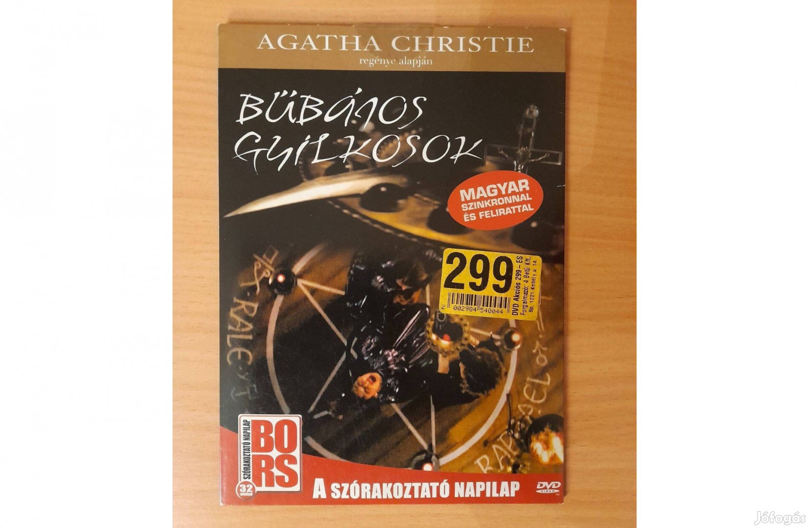 Agatha Christie Bűbájos Gyilkosok krimi DVD eladó