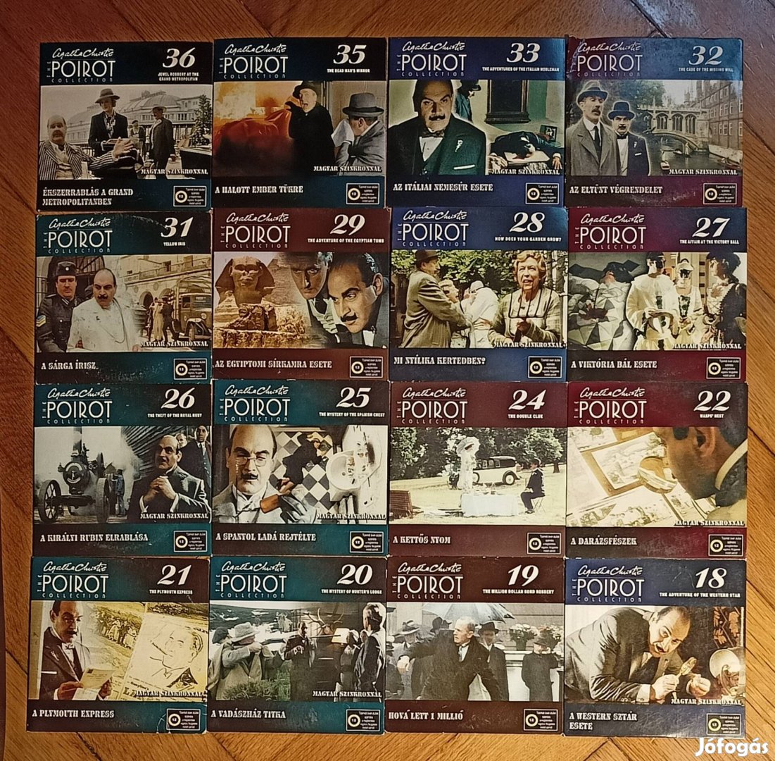 Agatha Christie Poirot DVD sorozat egyben