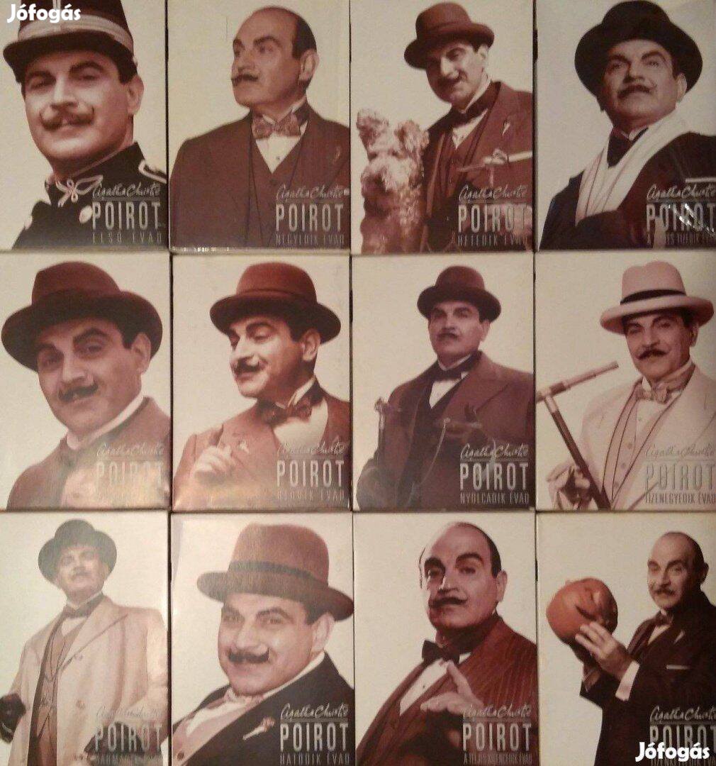 Agatha Christie - Poirot 1-10. évad - David Suchet évadonként 9999 Ft