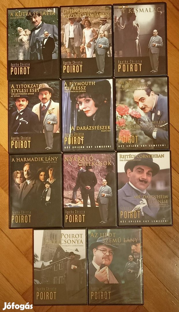 Agatha Christie - Poirot DVD filmek 