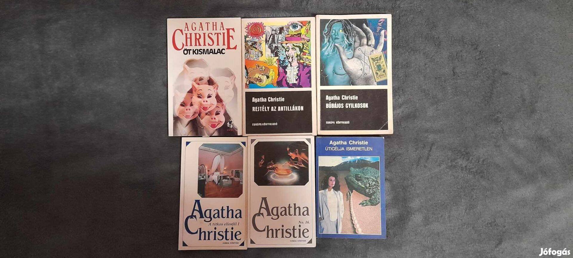 Agatha Christie könyvek