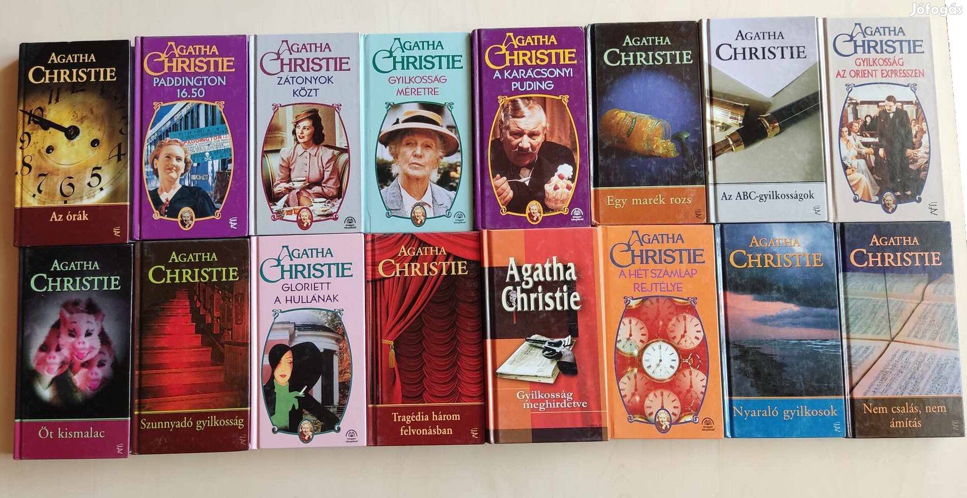 Agatha Christie könyvek