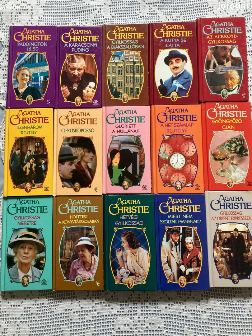 Agatha Christie könyvek