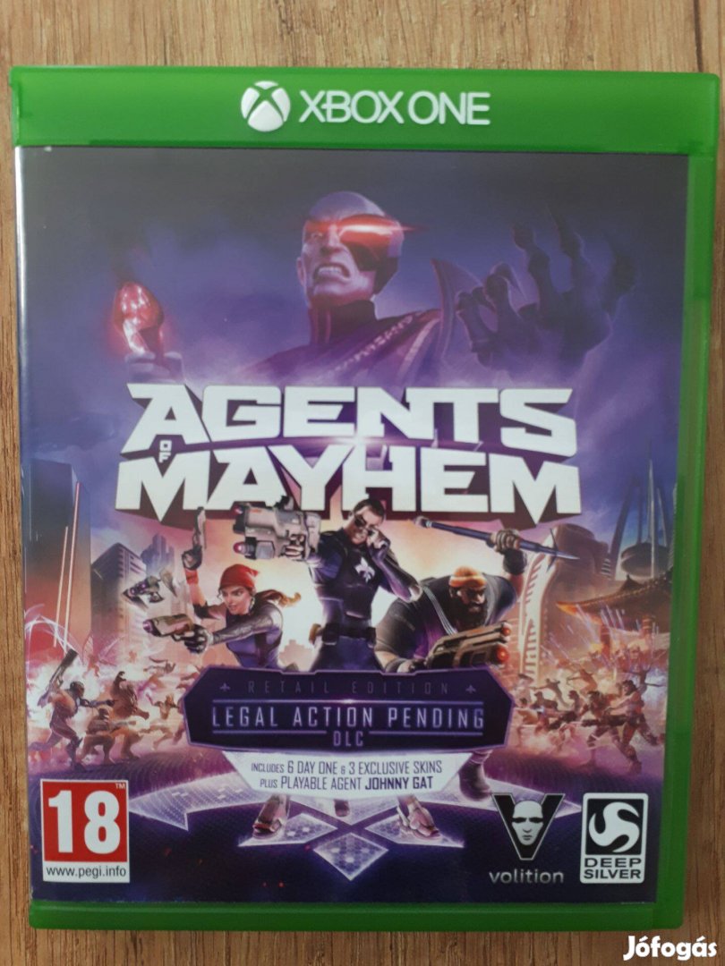 Agents Mayhem xbox one-series x játék,eladó-csere"