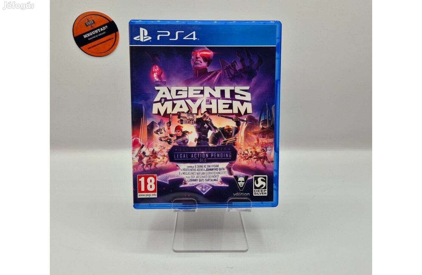 Agents of Mayhem - PS4 játék, használt, Akciós