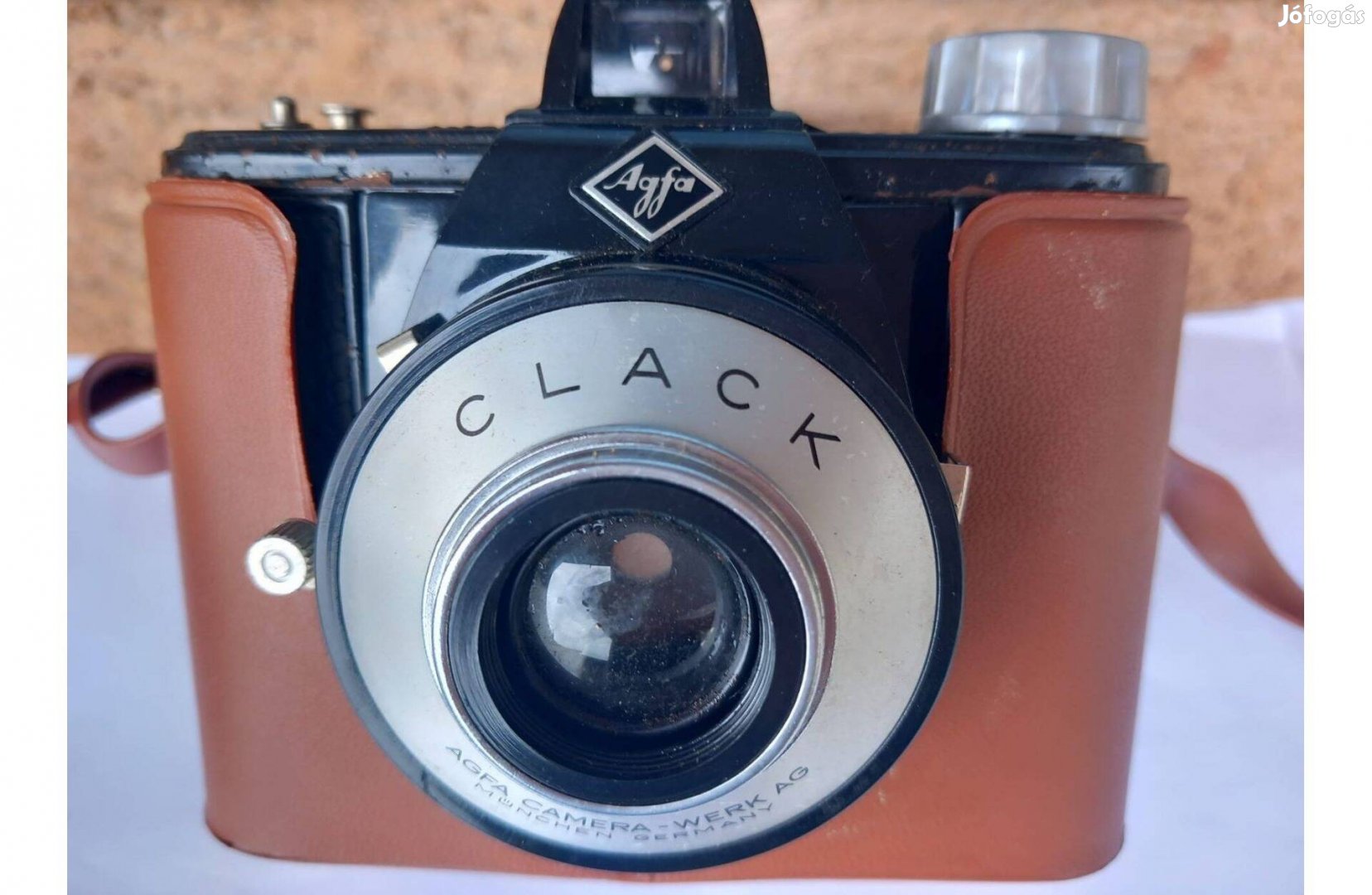 Agfa bőrtokos Clack 6042/030 fényképezőgép