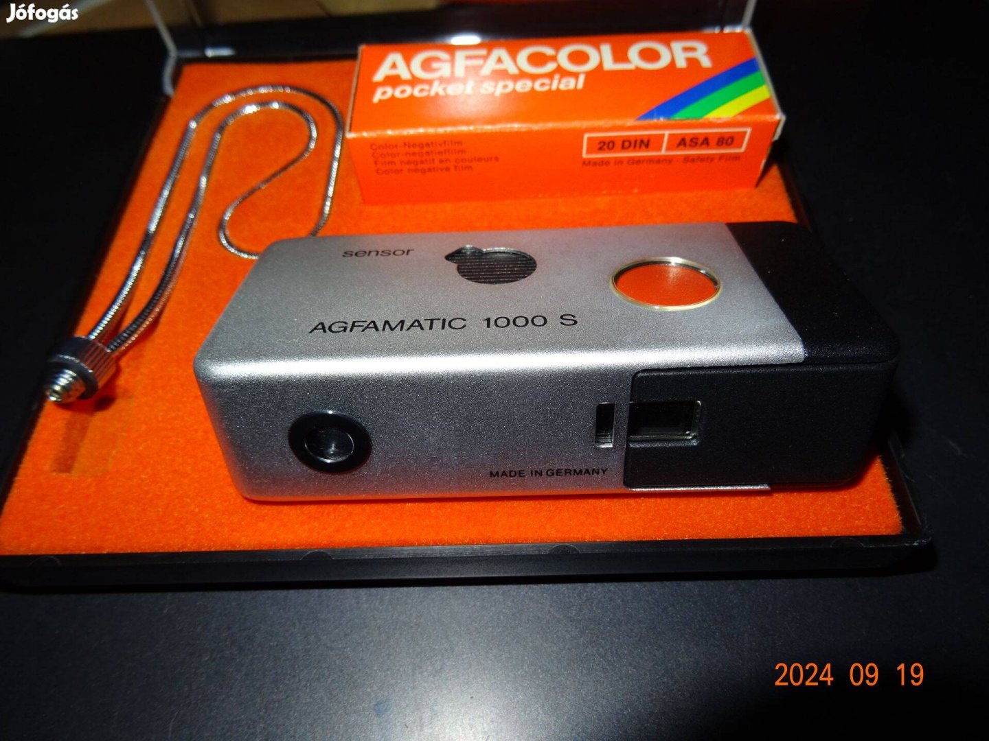 Agfamatic 1000 S analog pocket fényképező régi, retró Agfa Németország