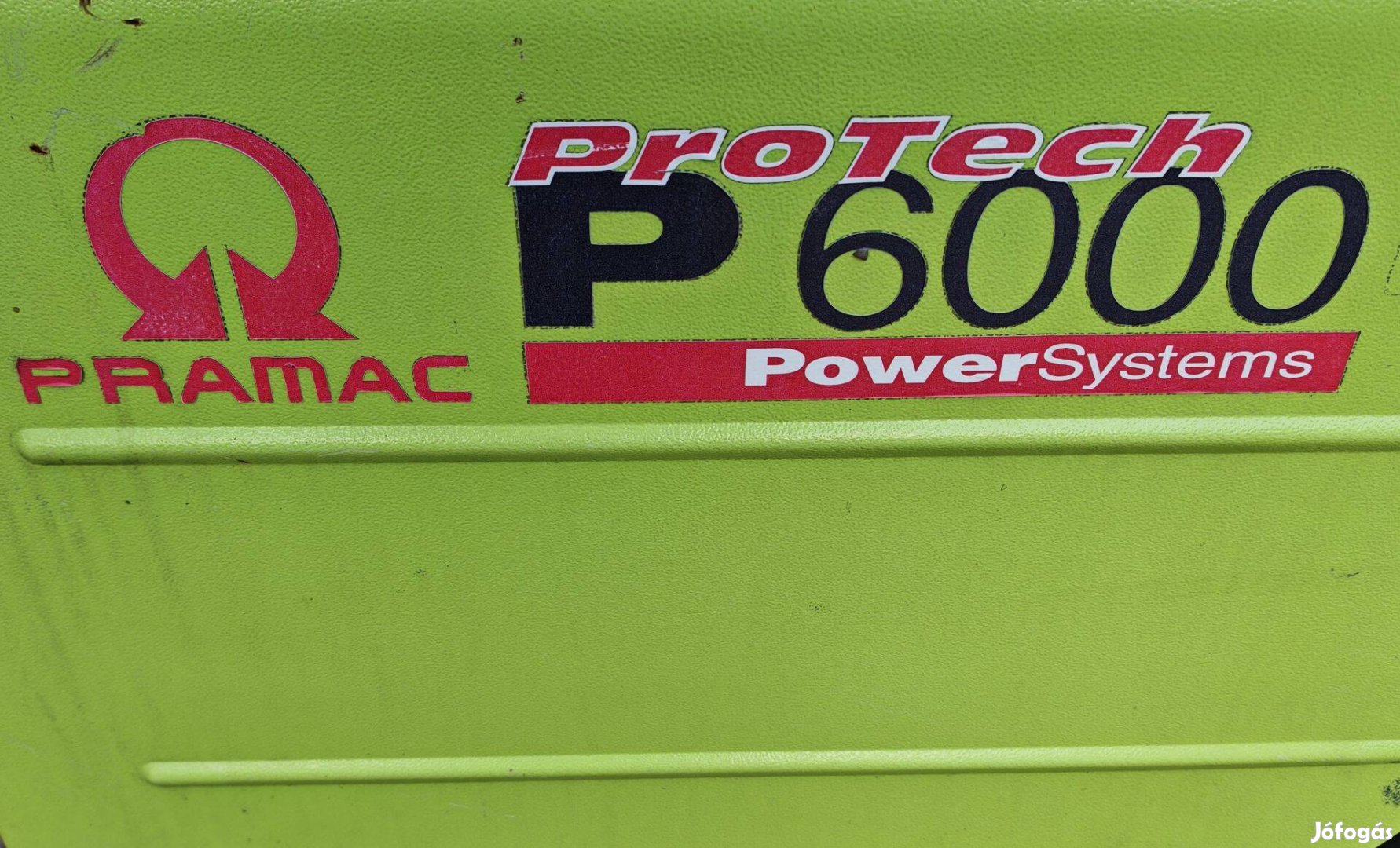 Aggregátor áramfejlesztő Pramac P6000 típ dízel szép állapotban