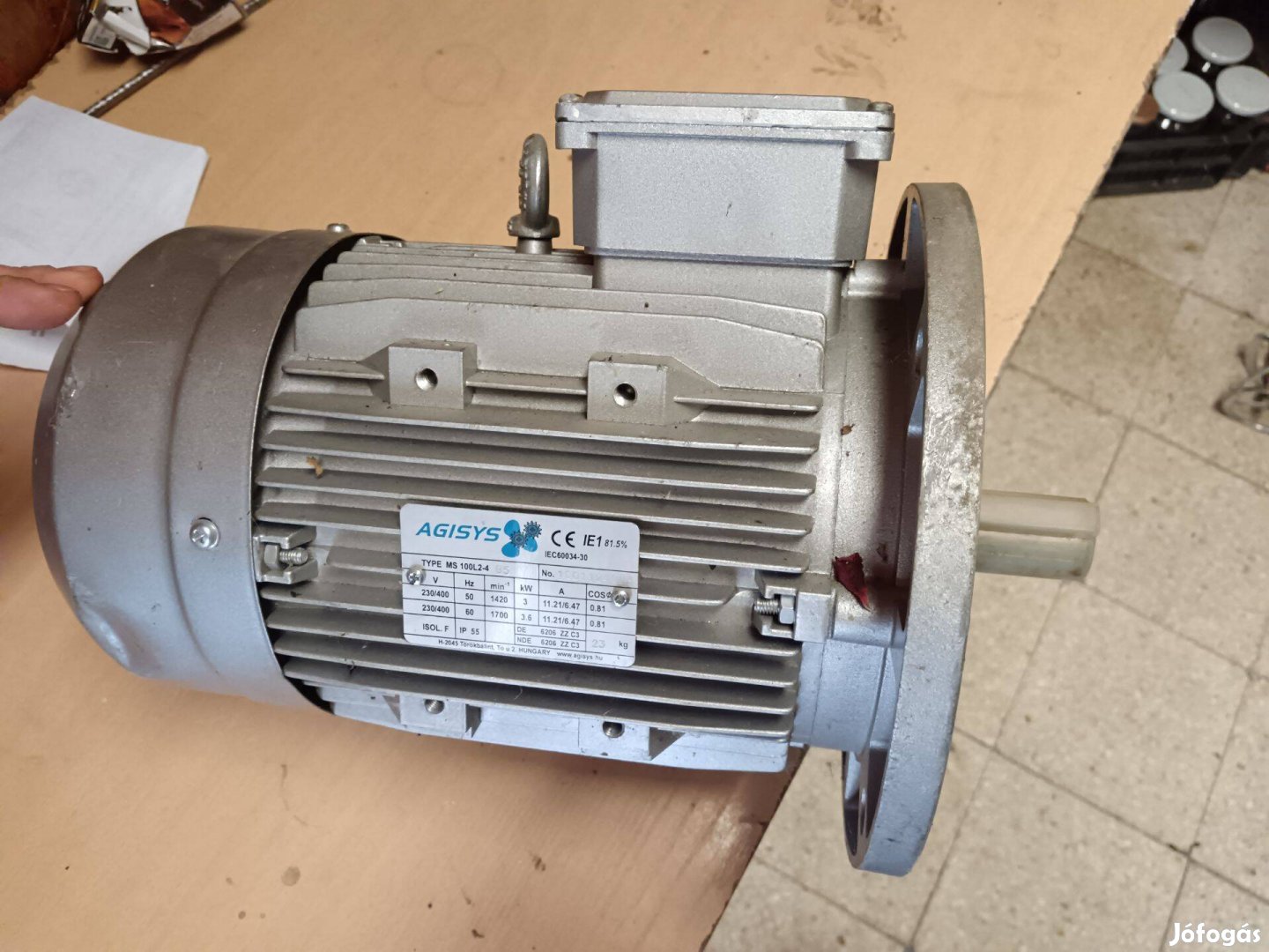 Agisys 3 fázisú villanymotor (Új)