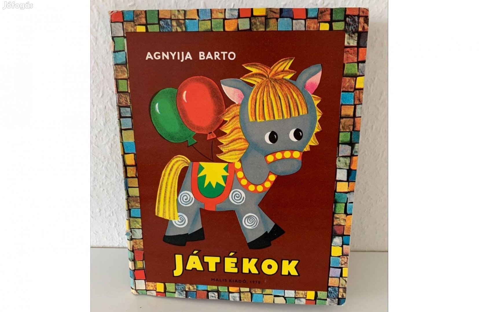 Agnyija Barto Játékok gyerek könyv retro térbeli 3D