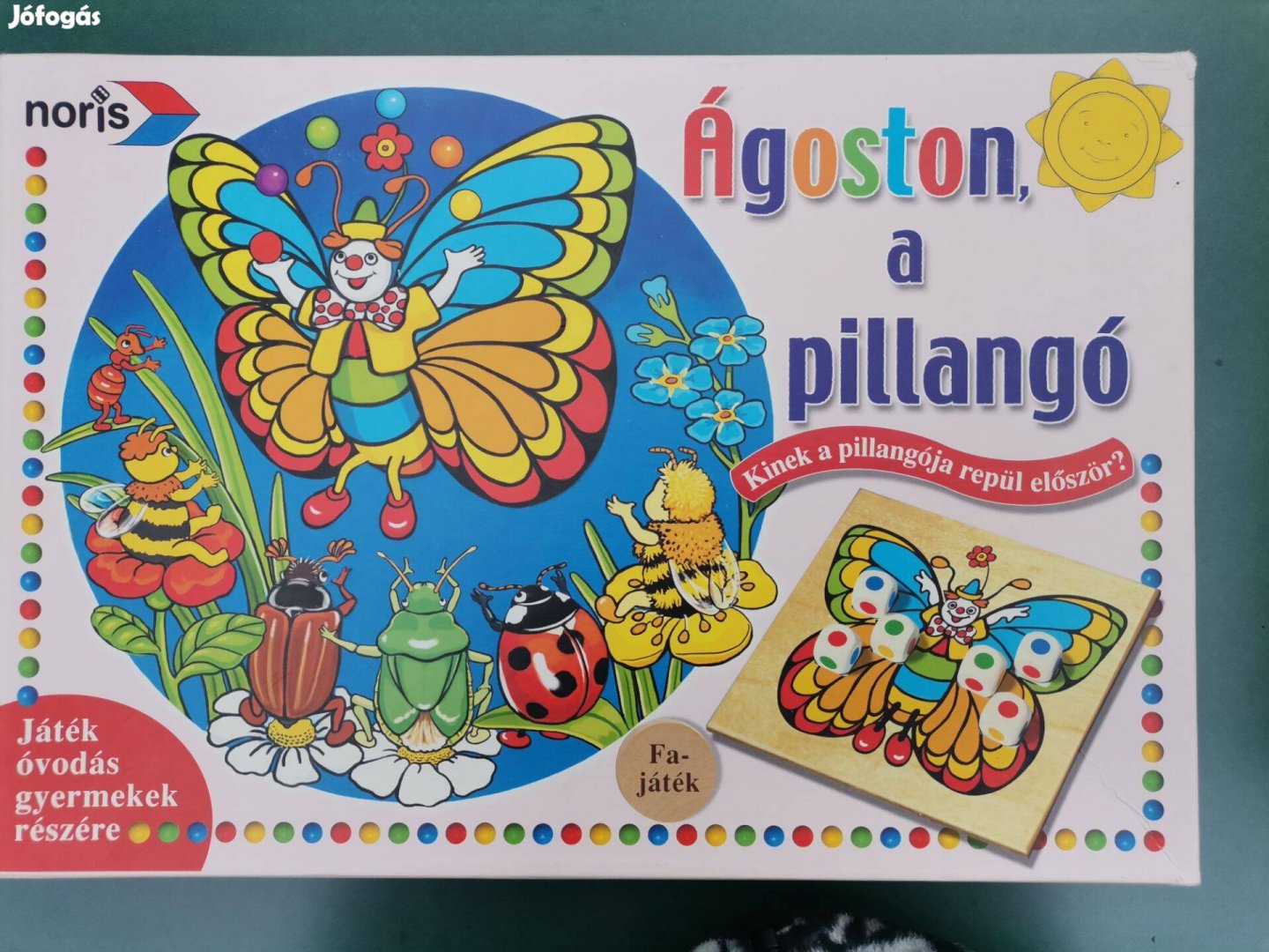 Ágoston a pillangó társasjáték 4+