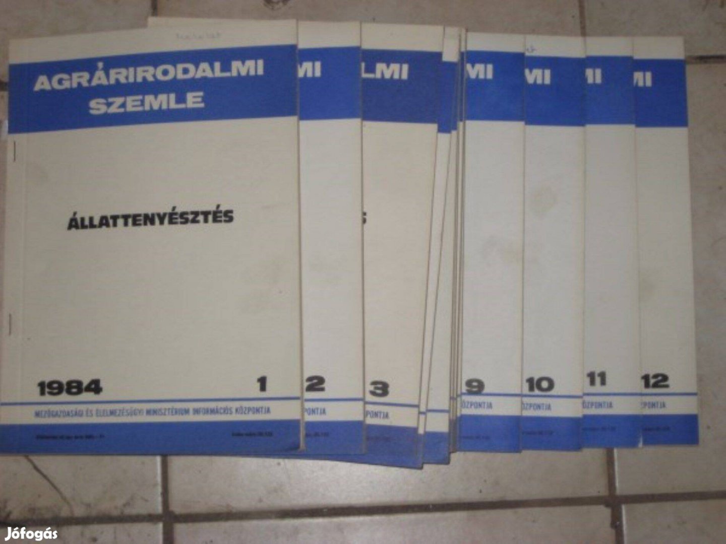 Agrárirodalmi szemle 1984 1-12. állat