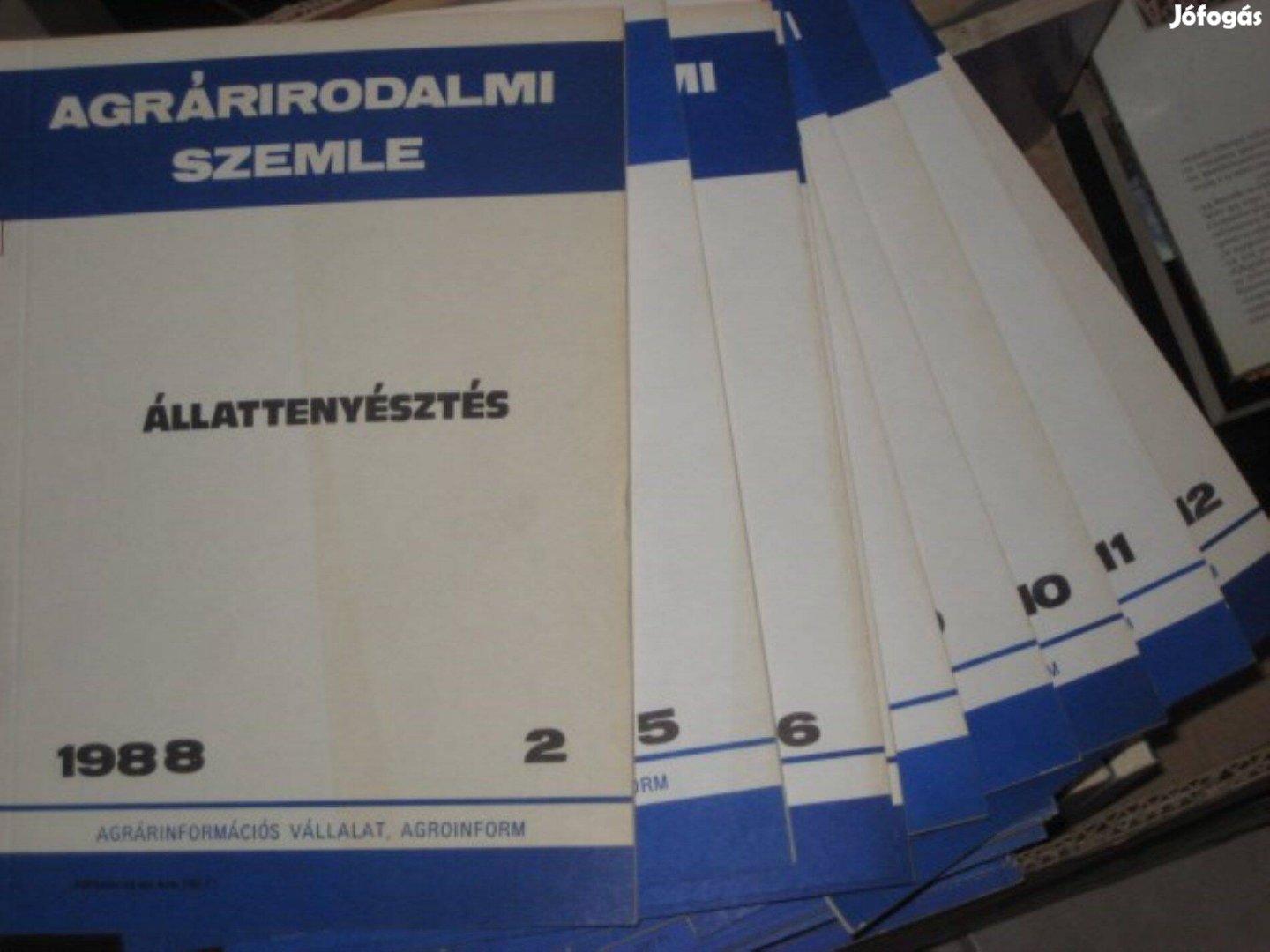 Agrárirodalmi szemle 1988 2. és 5.-12. (állat)