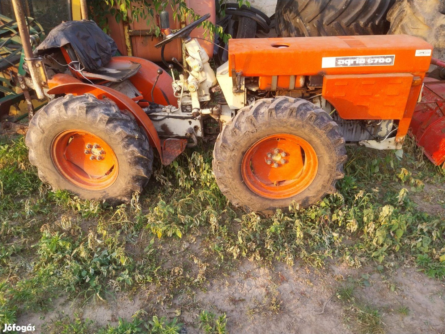 Agria 25LE,4x4-es kistraktor friss müszakival elado