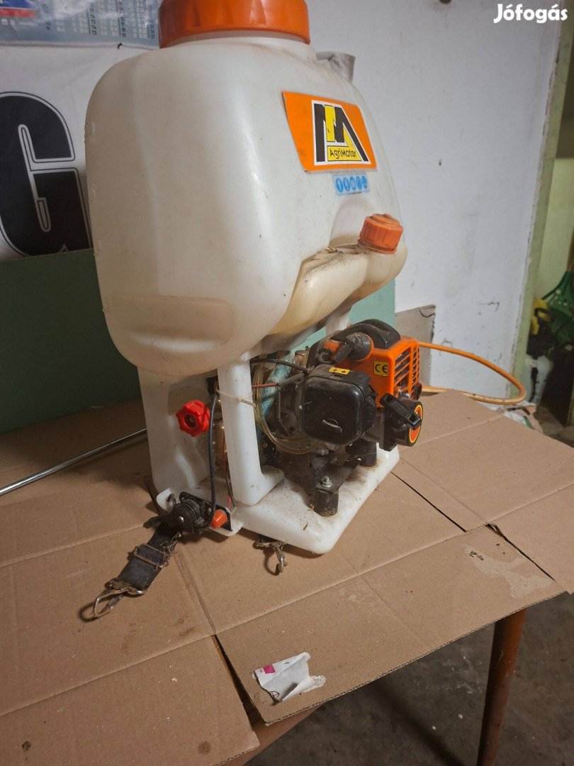 Agrimotor benzines permetezőgép