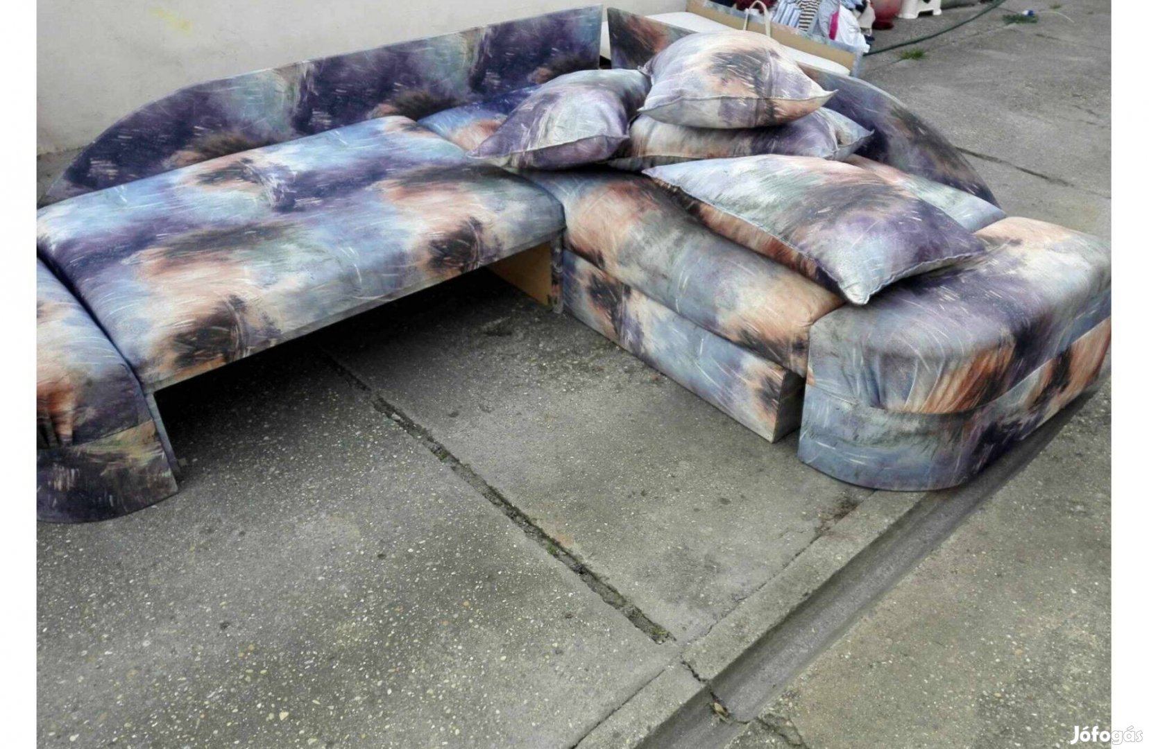 Ágy L alakú kihúzható Variálható ágyneműtartós sarok ülő