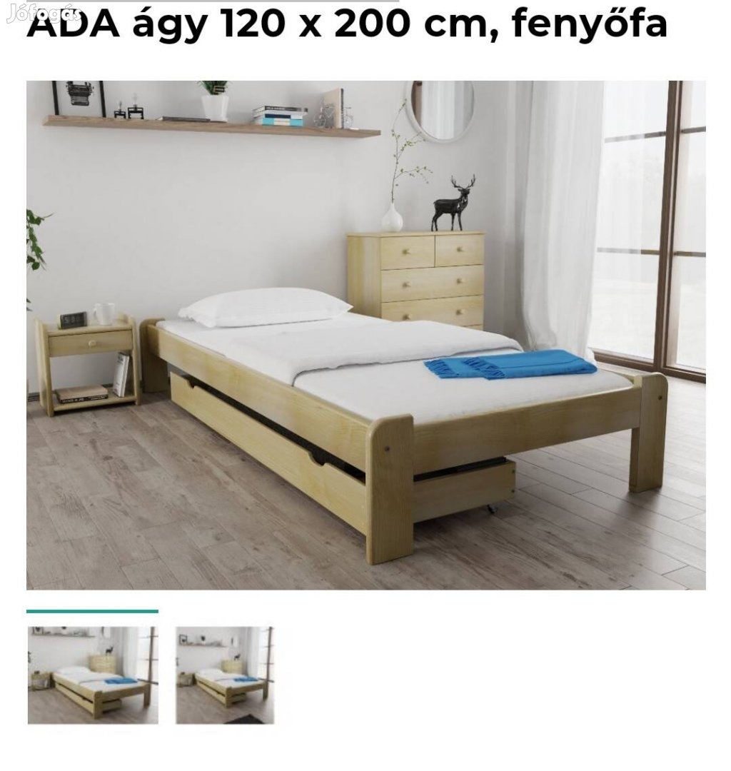 Ágy matraccal 120x200