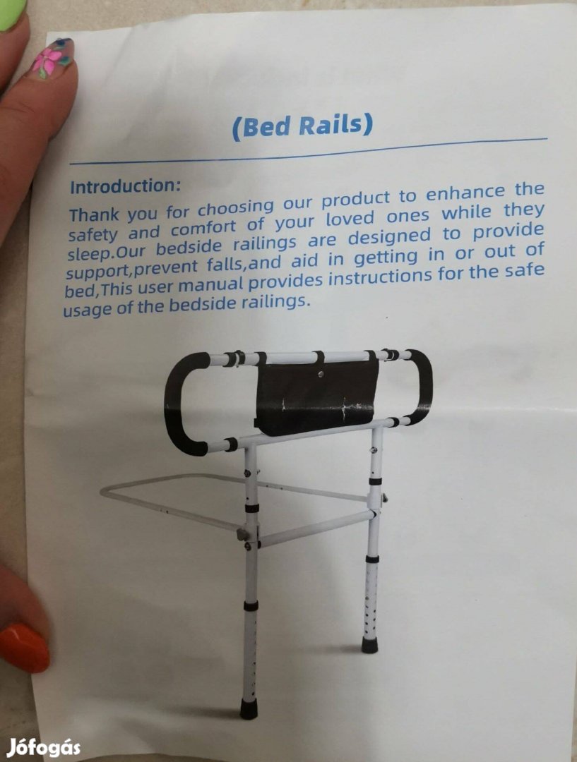 Ágy melletti kapaszkodó Új