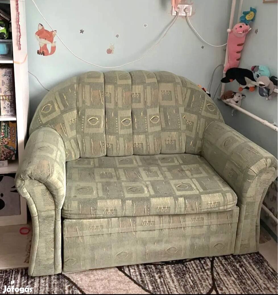 Ágyazható kanapé ágyneműtartós, egyszemélyes Hajdúszoboszló